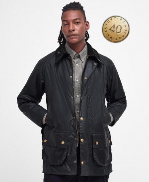 Barbour 40th Anniversary Beaufort Wax Men's Jackets Green | Australia_BAR59310