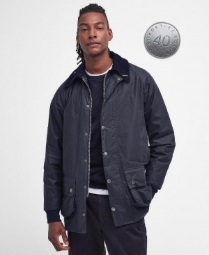 Barbour 40th Anniversary Beaufort Wax Women's Jackets Navy | Australia_BAR94053