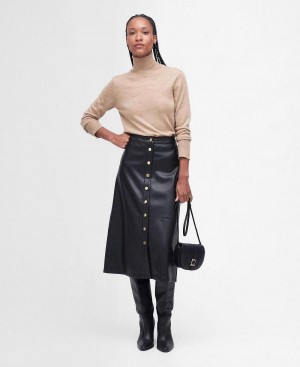 Barbour Alberta Women's Dress Black | Australia_BAR73665