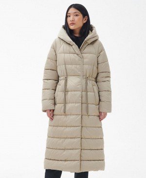 Barbour Alexandria Quilted Women's Jackets Beige | Australia_BAR28644