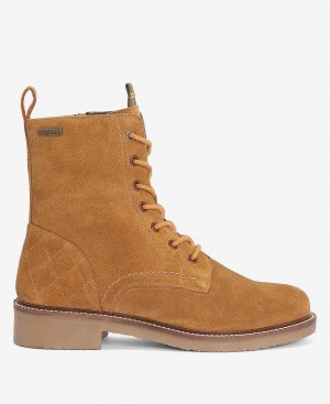 Barbour Alexandria Women's Boots Beige | Australia_BAR68169