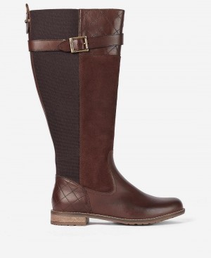 Barbour Ange Knee-High Women's Boots Brown | Australia_BAR66886