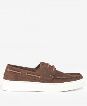 Barbour Barbour Bosun Shoes Men's Shoes Brown | Australia_BAR85488