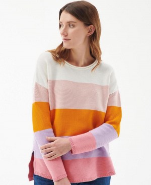 Barbour Barbour Mariner Striped Jumper Women's knitwear Multicolor | Australia_BAR72234