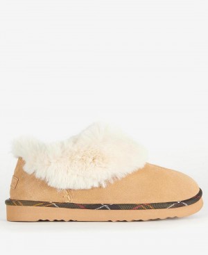 Barbour Barbour Nancy Women's Slippers Beige | Australia_BAR64434