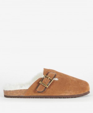 Barbour Barbour Nellie Mule Women's Slippers Beige | Australia_BAR83414