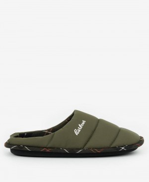 Barbour Barbour Scottie Women's Slippers Olive | Australia_BAR59898