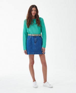 Barbour Barbour Thistle Women's Dress Blue | Australia_BAR23544