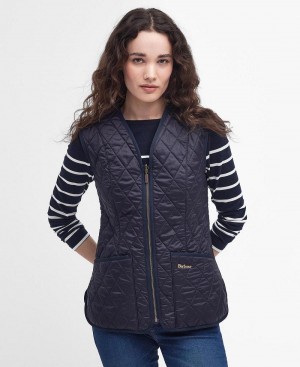 Barbour Betty Quilted Liner Women's Liner / Hood Navy | Australia_BAR67856