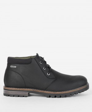 Barbour Boulder Chukka Men's Boots Black | Australia_BAR37576