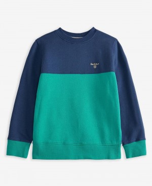 Barbour Boys' Benjamin Sweatshirt Kids' Clothing Multicolor | Australia_BAR62352