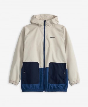 Barbour Boys' Berwick Showerproof Jacket Kids' Clothing White | Australia_BAR50839