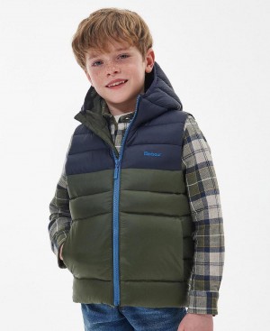 Barbour Boys' Roker Gilet Kids' Clothing Green | Australia_BAR54123