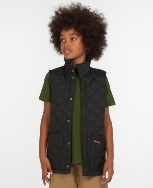 Barbour Boys Liddesdale Gilet Kids' Clothing Black | Australia_BAR15680