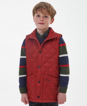 Barbour Boys Liddesdale Gilet Kids' Clothing Red | Australia_BAR38216