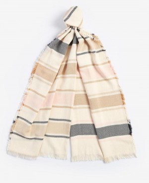 Barbour Broxburn Striped Women's Scarves Multicolor | Australia_BAR25516