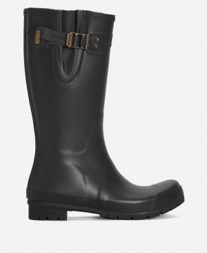Barbour Cirrus Wellingtons Men's Shoes Black | Australia_BAR40101