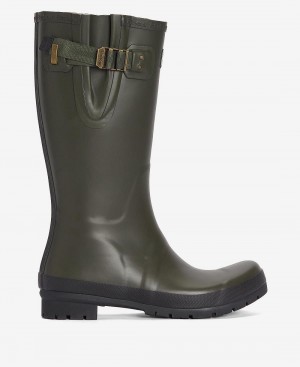 Barbour Cirrus Wellingtons Men's Shoes Olive | Australia_BAR54599