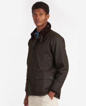 Barbour Classic Bedale® Wax Men's Jackets Olive | Australia_BAR16999
