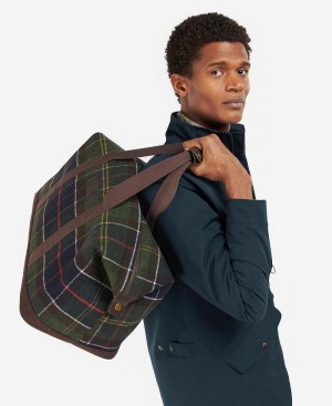 Barbour Cree Tartan Holdall Men's Bag Multicolor | Australia_BAR76424