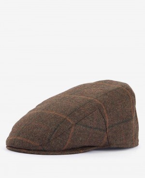 Barbour Crieff Flat Men's Hat Brown | Australia_BAR63229