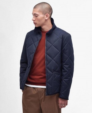 Barbour Easton Liddesdale Quilted Men's Jackets Navy | Australia_BAR39036