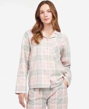 Barbour Ellery Pyjama Set Women's Loungewear Beige | Australia_BAR82949