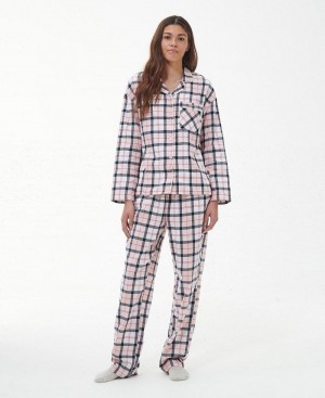 Barbour Ellery Pyjama Set Women's Loungewear Pink | Australia_BAR48998