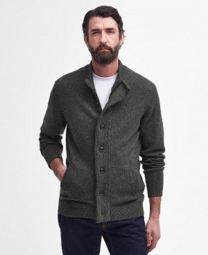 Barbour Essential Tisbury Sweatshirt Men's knitwear Green | Australia_BAR86467