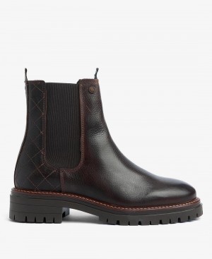 Barbour Evie Boot Women's Boots Brown | Australia_BAR85080