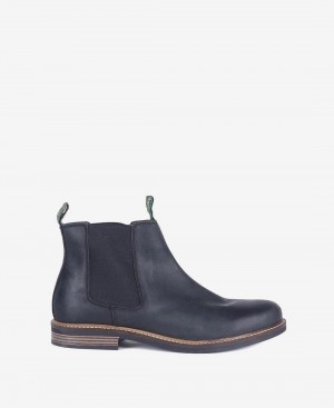 Barbour Farsley Men's Boots Black | Australia_BAR81351