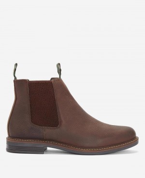 Barbour Farsley Men's Boots Brown | Australia_BAR74137
