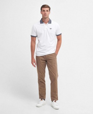 Barbour Glendale Chinos Men's Pants Brown | Australia_BAR62678