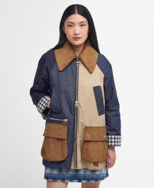 Barbour Gunnerside Patch Showerproof Women's Jackets Multicolor | Australia_BAR67488