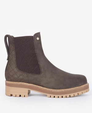Barbour Heather Chelsea Women's Boots Brown | Australia_BAR65374