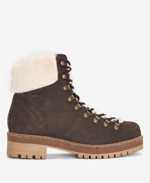 Barbour Holly Hiking Women's Boots Brown | Australia_BAR13106
