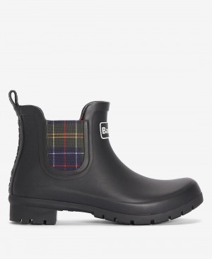 Barbour Kingham Women's Wellingtons Black | Australia_BAR68761
