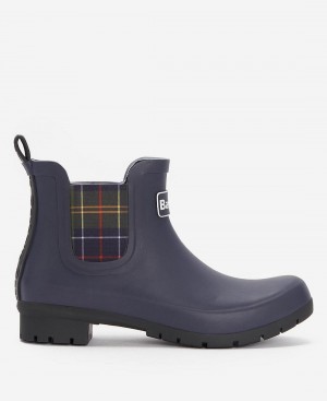 Barbour Kingham Women's Wellingtons Navy | Australia_BAR91474