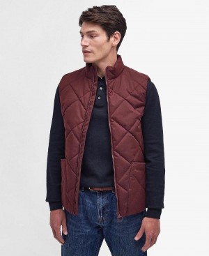 Barbour Lindale Gilet Men's Jackets Brown | Australia_BAR74975