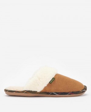 Barbour Lydia Mule Women's Slippers Beige | Australia_BAR10596