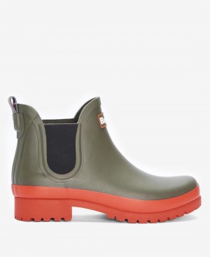 Barbour Mallow Women's Wellingtons Green | Australia_BAR67109