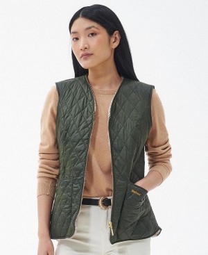 Barbour Markenfield Liner Women's Liner / Hood Green | Australia_BAR33021