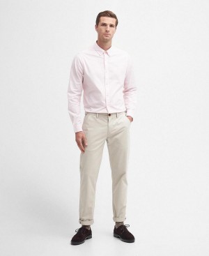 Barbour Neuston Essential Chinos Men's Pants Grey | Australia_BAR73364