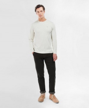 Barbour Neuston Stretch-Cord Trousers Men's Pants Black | Australia_BAR89438