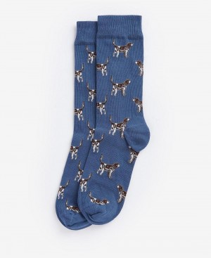 Barbour Pointer Men's Socks Blue | Australia_BAR62173
