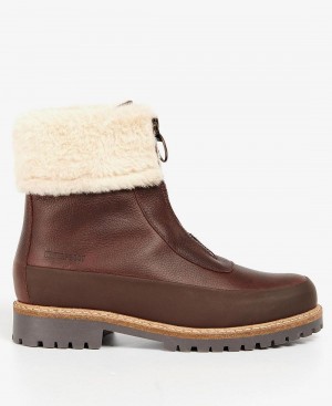 Barbour Rowen Women's Boots Brown | Australia_BAR20003
