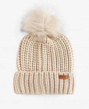 Barbour Saltburn Women's Hat Beige | Australia_BAR87714