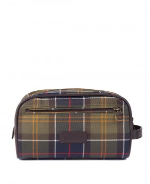 Barbour Tartan Washbag Men's Bag Multicolor | Australia_BAR67618