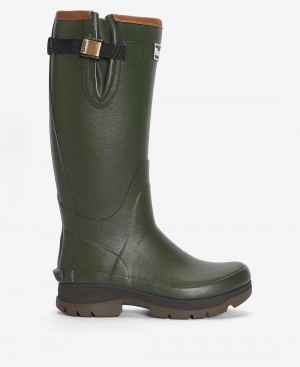 Barbour Tempest Women's Wellingtons Olive | Australia_BAR20377
