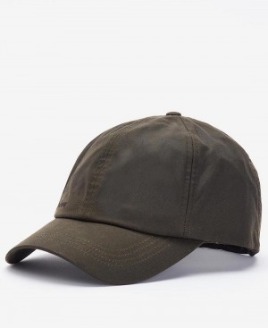 Barbour Wax Sports Men's Hat Olive | Australia_BAR76693